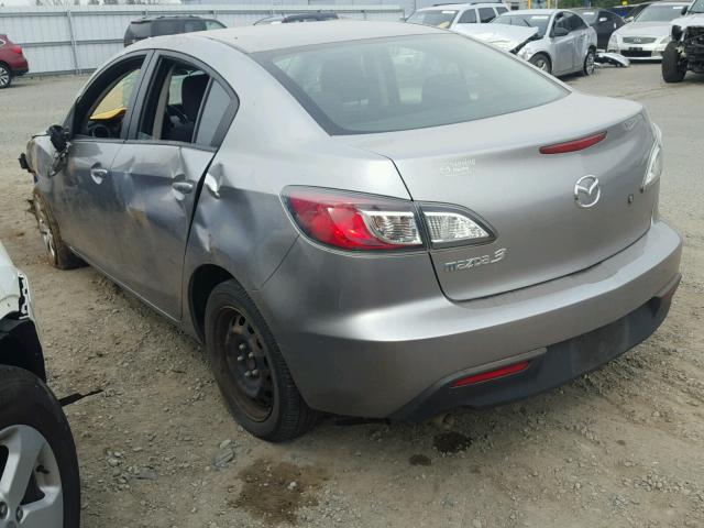 JM1BL1SF1A1322553 - 2010 MAZDA 3 I GRAY photo 3