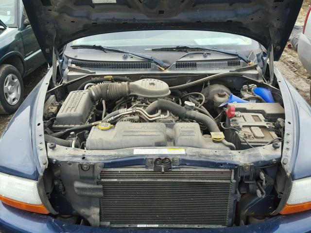 1D8HS58Z43F612590 - 2003 DODGE DURANGO SL BLUE photo 7