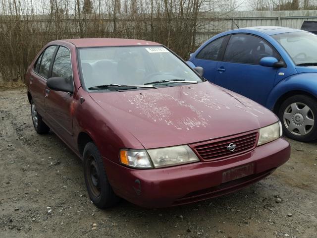 1N4AB41D0SC762730 - 1995 NISSAN SENTRA XE BURGUNDY photo 1