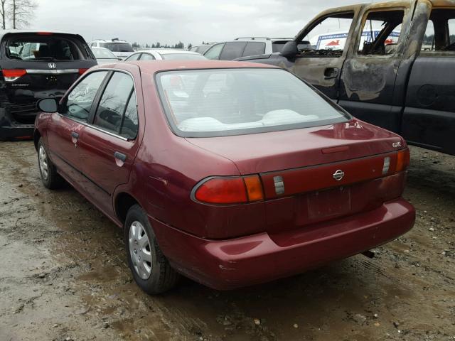 1N4AB41D0SC762730 - 1995 NISSAN SENTRA XE BURGUNDY photo 3