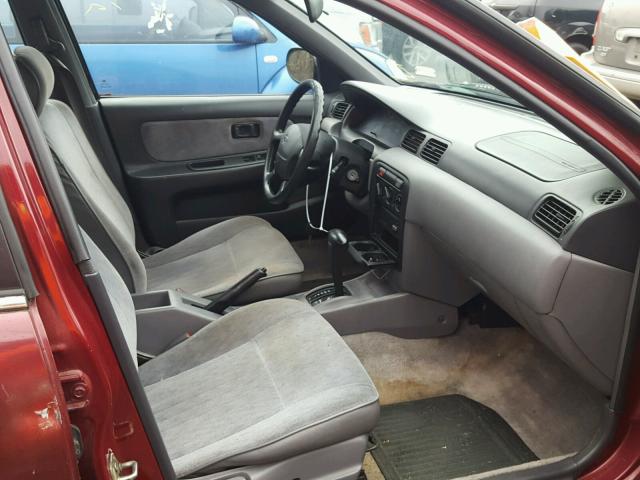 1N4AB41D0SC762730 - 1995 NISSAN SENTRA XE BURGUNDY photo 5