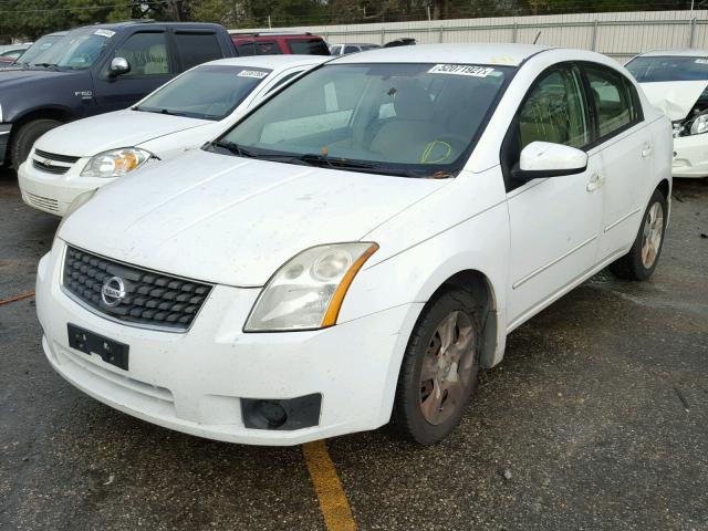 3N1AB61E67L691241 - 2007 NISSAN SENTRA 2.0 WHITE photo 2