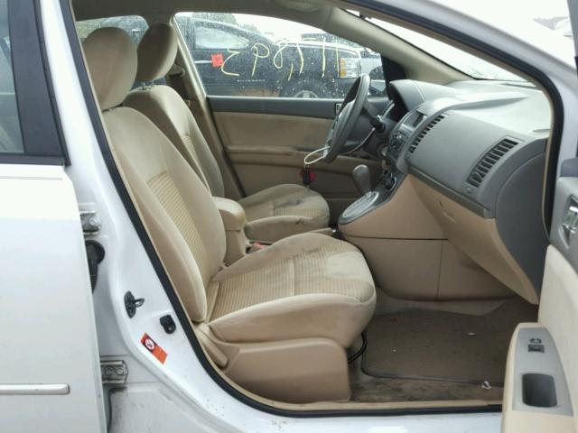 3N1AB61E67L691241 - 2007 NISSAN SENTRA 2.0 WHITE photo 5