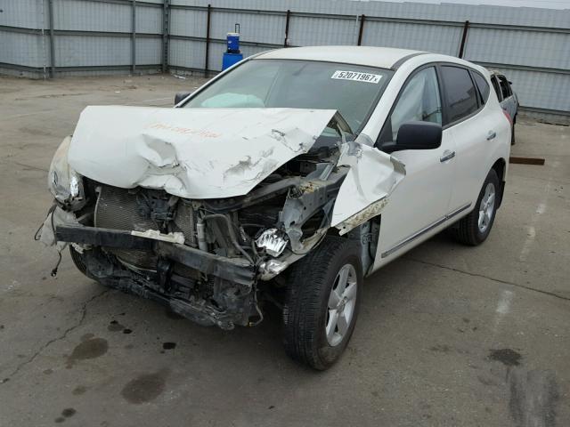 JN8AS5MT2CW303139 - 2012 NISSAN ROGUE S WHITE photo 2