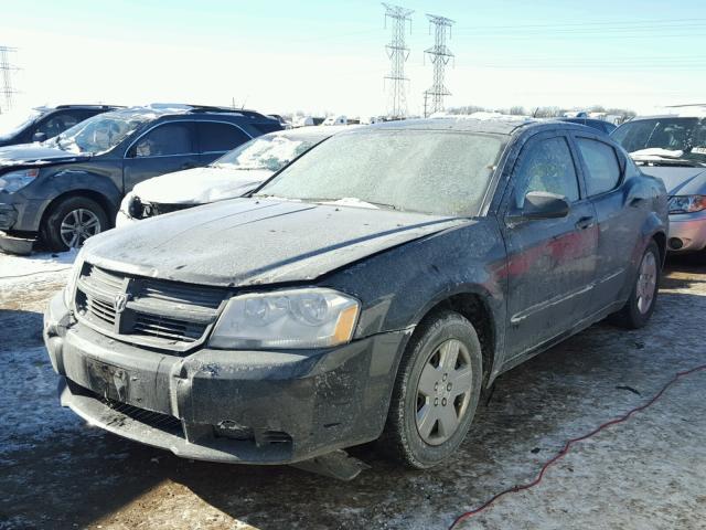 1B3LC46B69N525831 - 2009 DODGE AVENGER SE BLACK photo 2