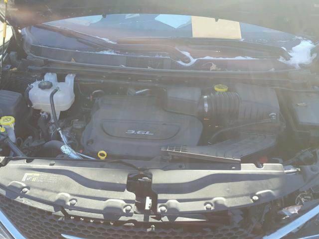 2C4RC1BG5HR571919 - 2017 CHRYSLER PACIFICA T BLACK photo 7