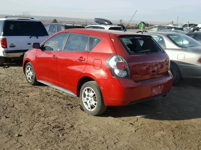 5Y2SP67079Z470693 - 2009 PONTIAC VIBE RED photo 3