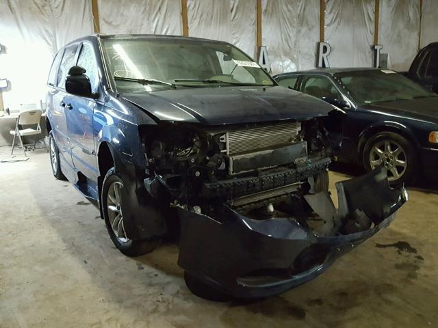 2C4RDGCGXER290127 - 2014 DODGE GRAND CARA BLUE photo 1