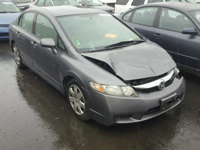 19XFA16599E031705 - 2009 HONDA CIVIC LX CHARCOAL photo 1