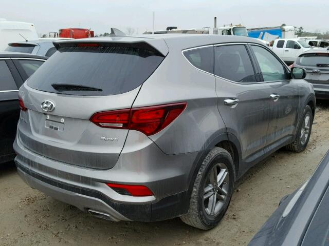 5XYZT3LB9HG410671 - 2017 HYUNDAI SANTA FE S 灰色 照片 4