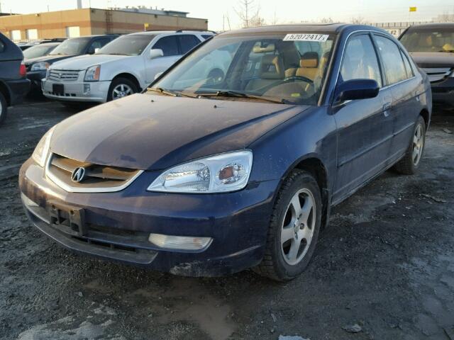 2HHES36883H005961 - 2003 ACURA 1.7EL PREM BLUE photo 2