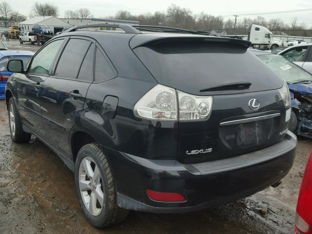 2T2HK31U57C039825 - 2007 LEXUS RX 350 BLACK photo 3