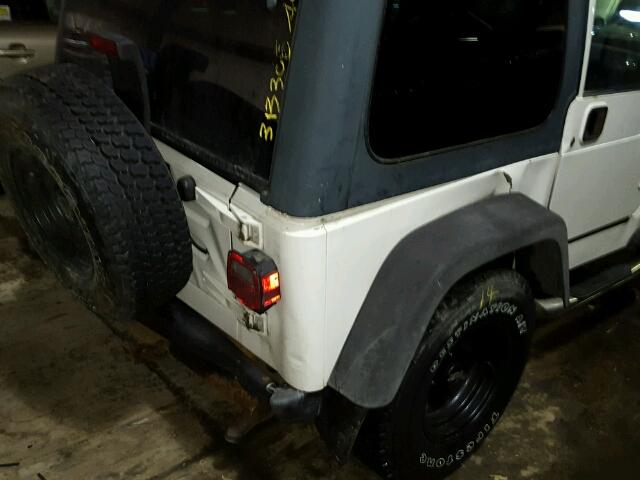 1J4FA49S63P313305 - 2003 JEEP WRANGLER / WHITE photo 9