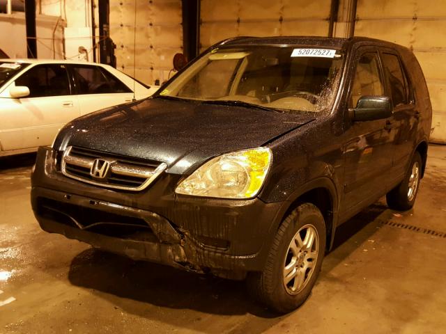 JHLRD78842C088456 - 2002 HONDA CR-V EX GREEN photo 2