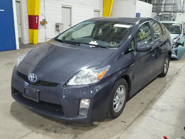 JTDKN3DU6B1406872 - 2011 TOYOTA PRIUS CHARCOAL photo 2