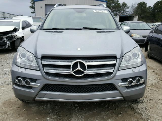 4JGBF2FE9AA623646 - 2010 MERCEDES-BENZ GL 350 BLU GRAY photo 9