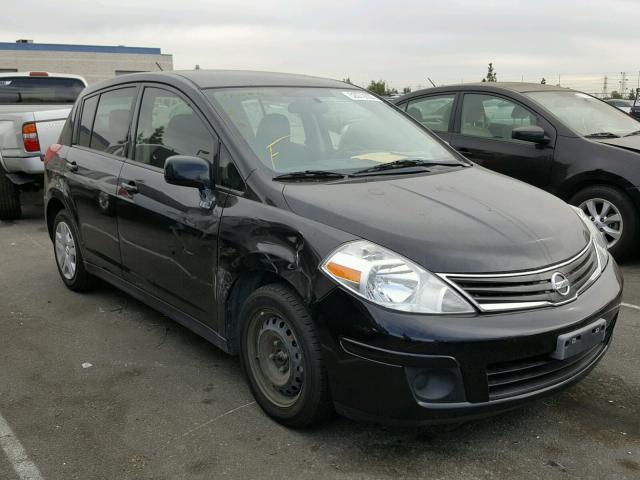 3N1BC1CP8CK801340 - 2012 NISSAN VERSA S BLACK photo 1