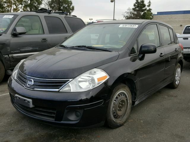 3N1BC1CP8CK801340 - 2012 NISSAN VERSA S BLACK photo 2