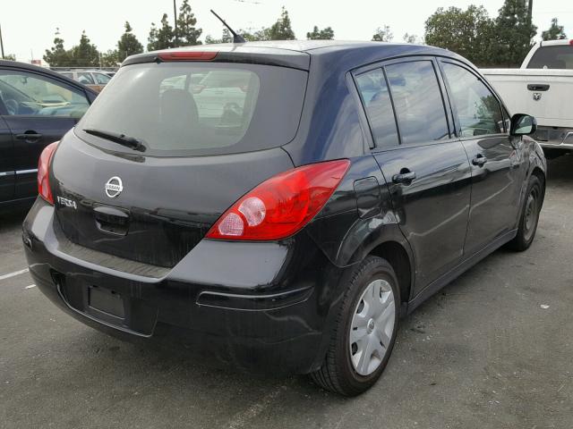 3N1BC1CP8CK801340 - 2012 NISSAN VERSA S BLACK photo 4