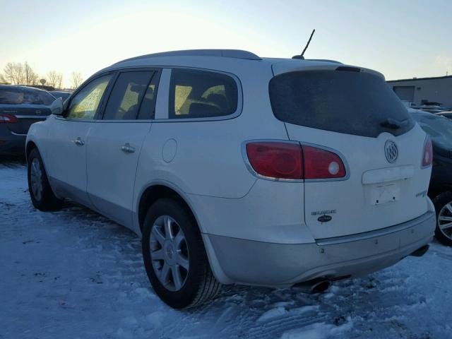 5GAER23758J162228 - 2008 BUICK ENCLAVE CX WHITE photo 3