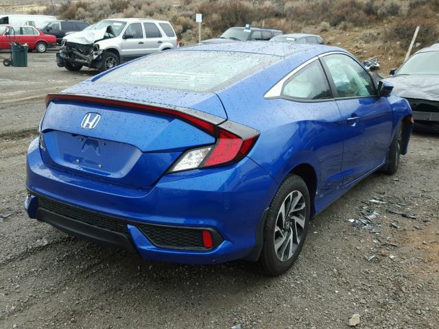 2HGFC4B53GH303377 - 2016 HONDA CIVIC LX BLUE photo 4