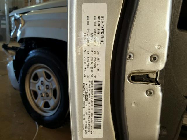 1J4FT28A89D123944 - 2009 JEEP PATRIOT SP SILVER photo 10