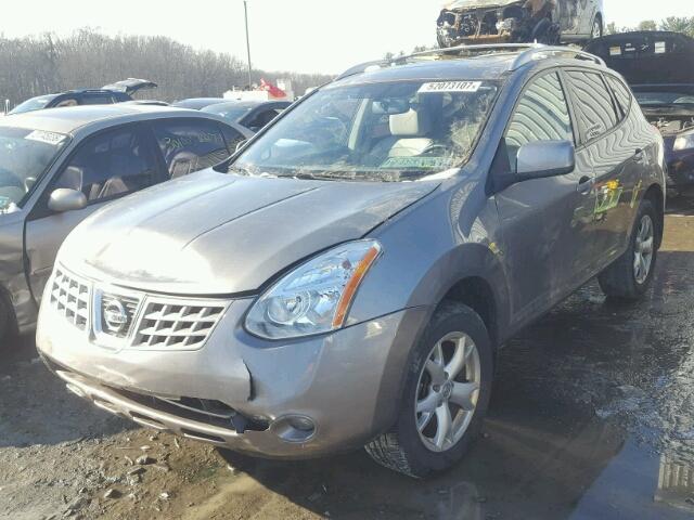 JN8AS58V99W184252 - 2009 NISSAN ROGUE S GRAY photo 2