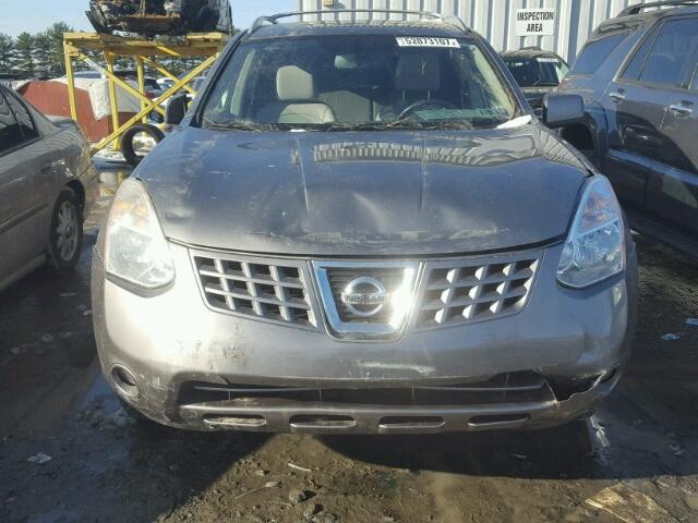 JN8AS58V99W184252 - 2009 NISSAN ROGUE S GRAY photo 9