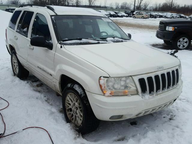 1J4GW58N82C137077 - 2002 JEEP GRAND CHER WHITE photo 1