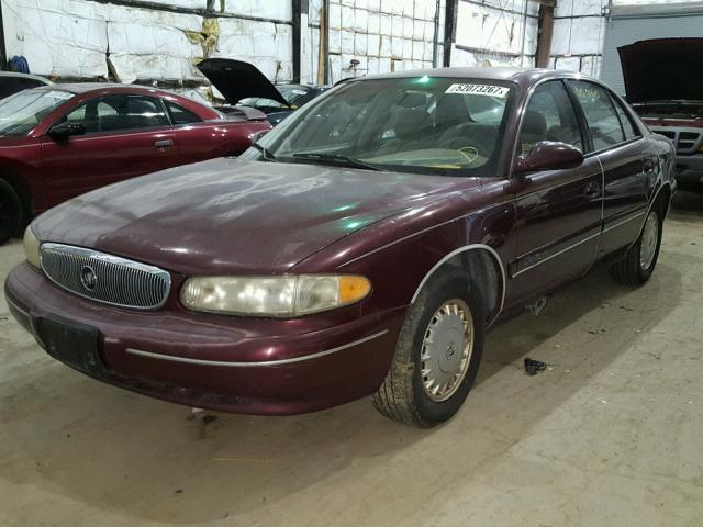 2G4WS52M3V1407447 - 1997 BUICK CENTURY CU RED photo 2