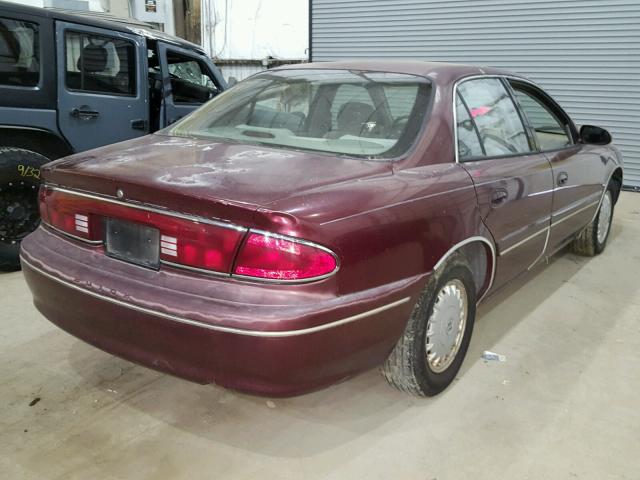 2G4WS52M3V1407447 - 1997 BUICK CENTURY CU RED photo 4