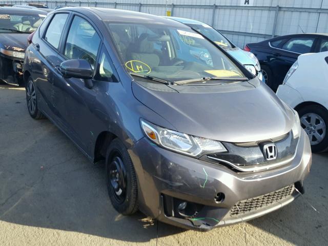 3HGGK5H87FM712707 - 2015 HONDA FIT EX GRAY photo 1