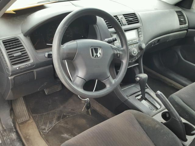 3HGCM56344G707721 - 2004 HONDA ACCORD LX SILVER photo 9