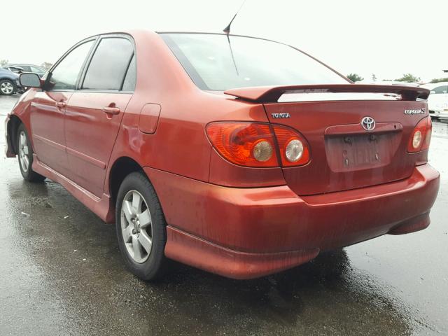 1NXBR32E06Z656348 - 2006 TOYOTA COROLLA CE ORANGE photo 3