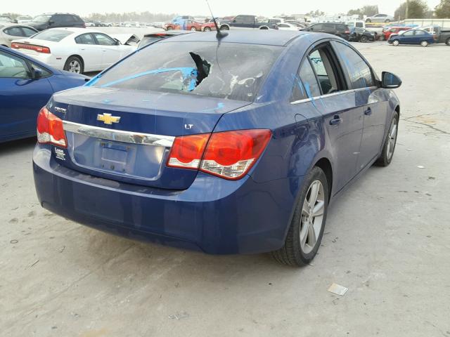 1G1PG5SC0C7112848 - 2012 CHEVROLET CRUZE LT BLUE photo 4