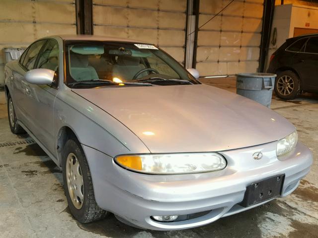 1G3NL52T7YC374858 - 2000 OLDSMOBILE ALERO GL SILVER photo 1