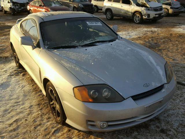 KMHHN65F64U124305 - 2004 HYUNDAI TIBURON GT SILVER photo 1