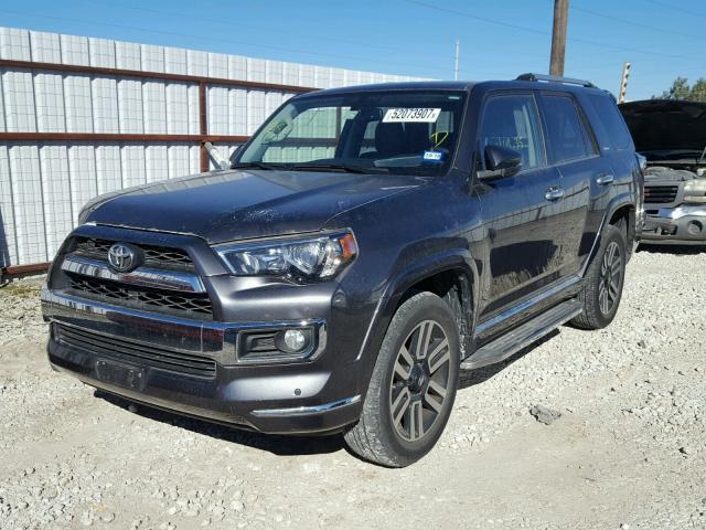 JTEBU5JRXE5153644 - 2014 TOYOTA 4RUNNER SR GRAY photo 2