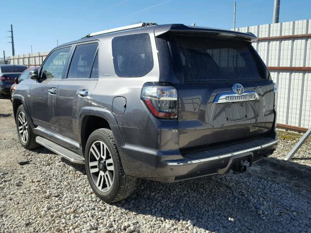 JTEBU5JRXE5153644 - 2014 TOYOTA 4RUNNER SR GRAY photo 3