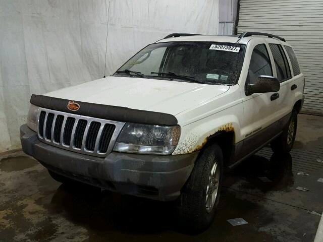 1J8GW48SX2C233727 - 2002 JEEP GRAND CHER WHITE photo 2