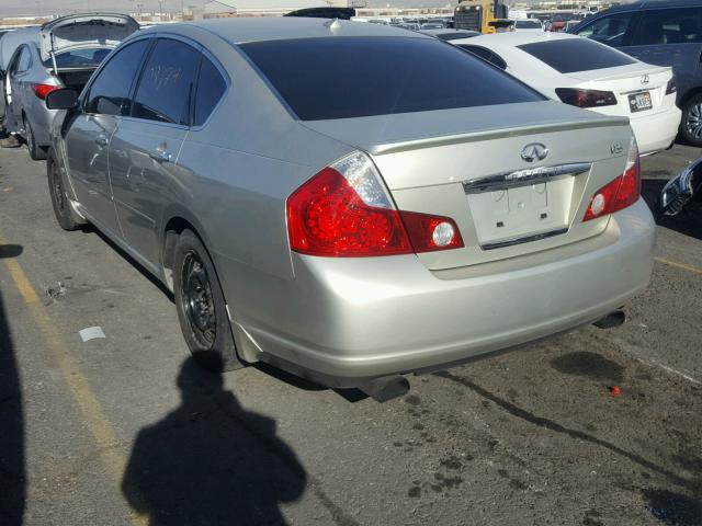 JNKAY01E86M117610 - 2006 INFINITI M35 BASE BEIGE photo 3