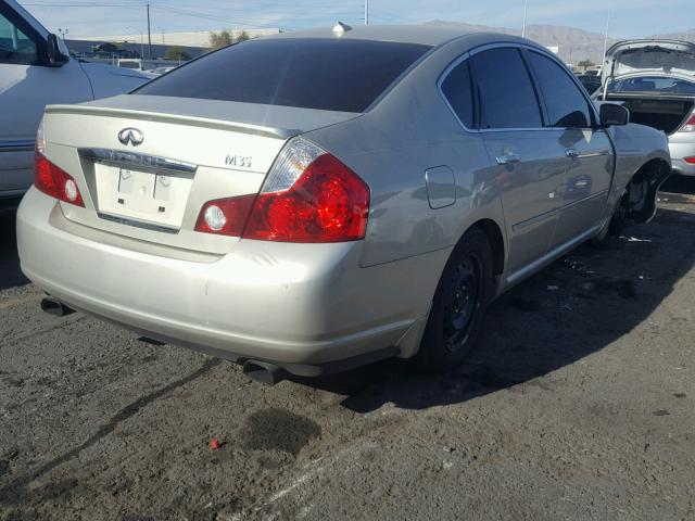 JNKAY01E86M117610 - 2006 INFINITI M35 BASE BEIGE photo 4