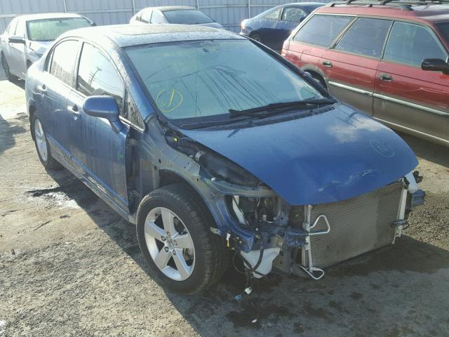 2HGFA16838H536783 - 2008 HONDA CIVIC EX BLUE photo 1