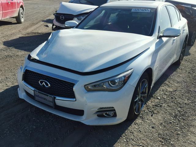 JN1EV7AR3HM839046 - 2017 INFINITI Q50 PREMIU WHITE photo 2