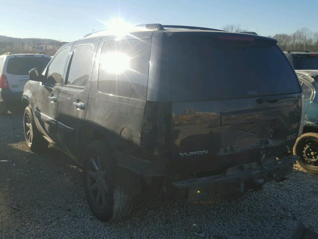 1GKFK63897J357307 - 2007 GMC YUKON DENA BLACK photo 3