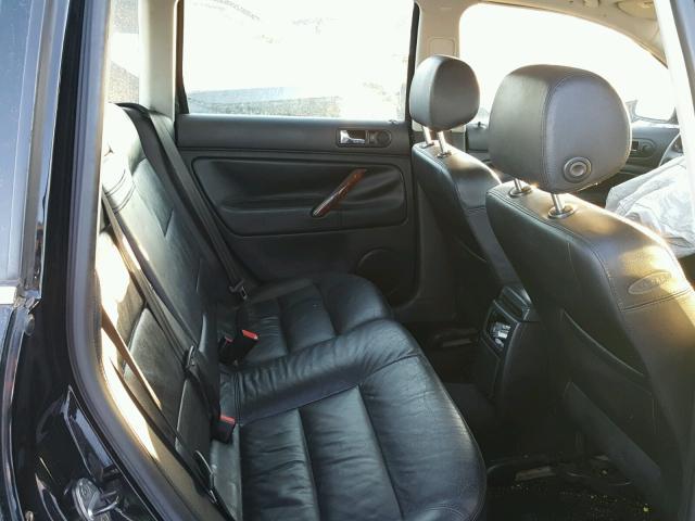 WVWWH63B34E032209 - 2004 VOLKSWAGEN PASSAT GLX BLACK photo 6