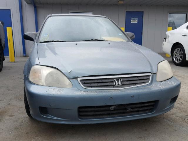 2HGEJ6571YH592464 - 2000 HONDA CIVIC LX GREEN photo 9