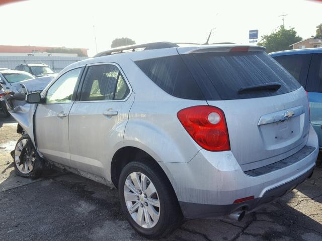 2CNFLDE5XB6316525 - 2011 CHEVROLET EQUINOX LT SILVER photo 3