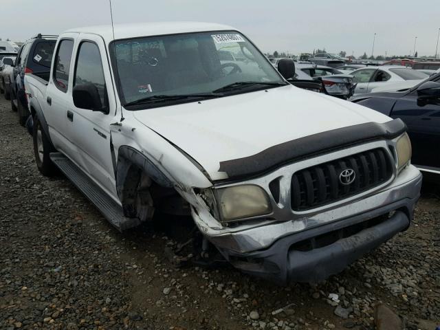 5TEGN92N33Z223327 - 2003 TOYOTA TACOMA DOU WHITE photo 1