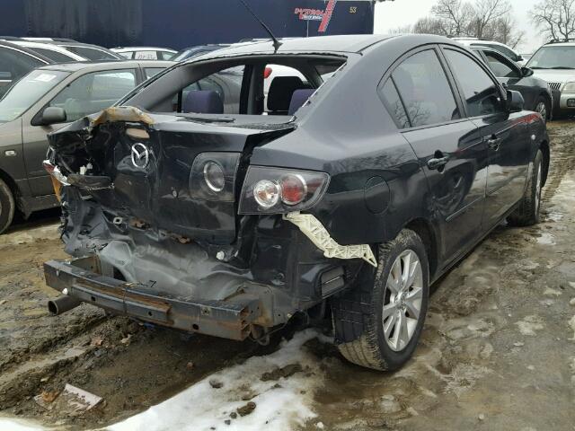 JM1BK32G671703458 - 2007 MAZDA 3 I BLACK photo 4